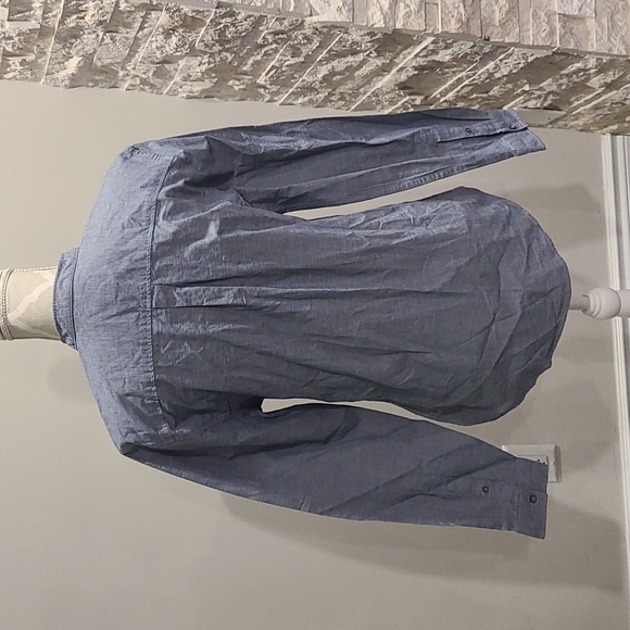 Threadbare long sleeve small striped pattern shirt - Picture 5 of 5